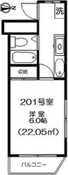 メディア武蔵関の物件間取画像